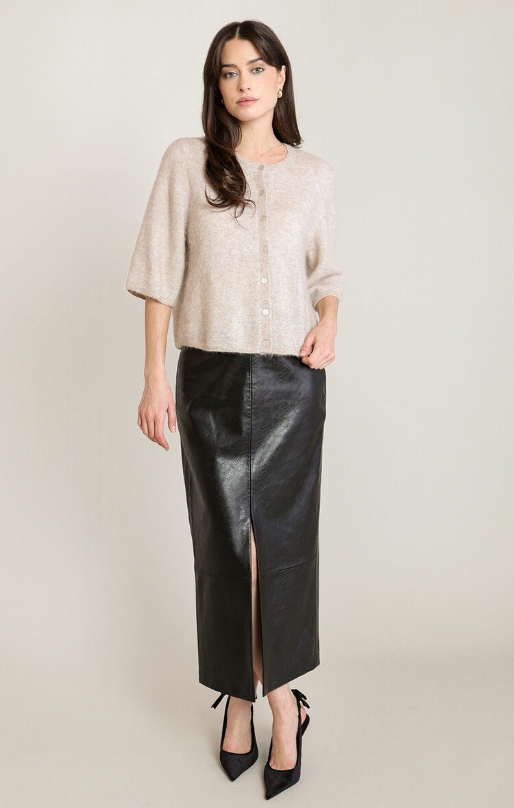 Black Tape Black Tape - Short Sleeve Cardigan