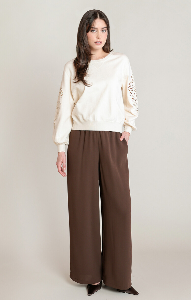 Black Tape Black Tape - Wide Leg Pull-On Pant