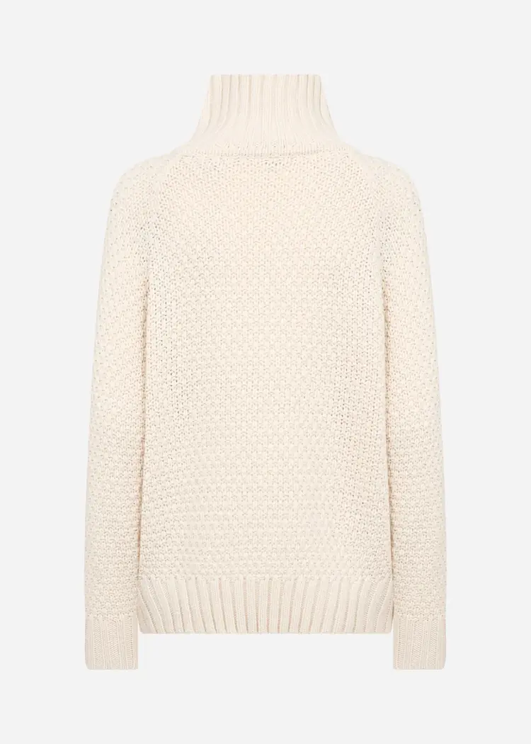 Soya Concept Soya Concept - HALIME 1 Side Button Neck Sweater
