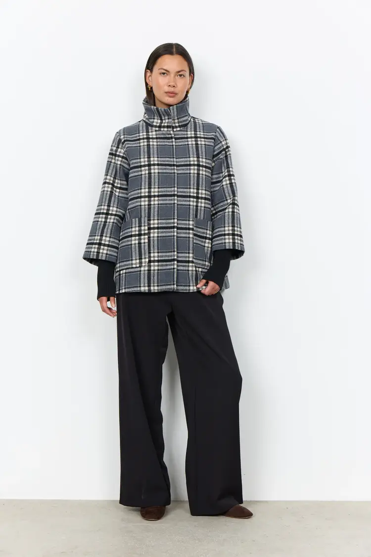Soya Concept Soya Concept - GERLINDE 2 Plaid Coat