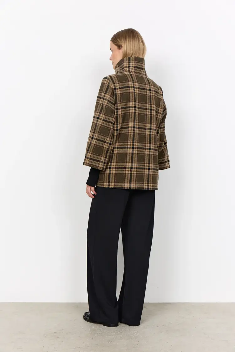 Soya Concept Soya Concept - GERLINDE 2 Plaid Coat