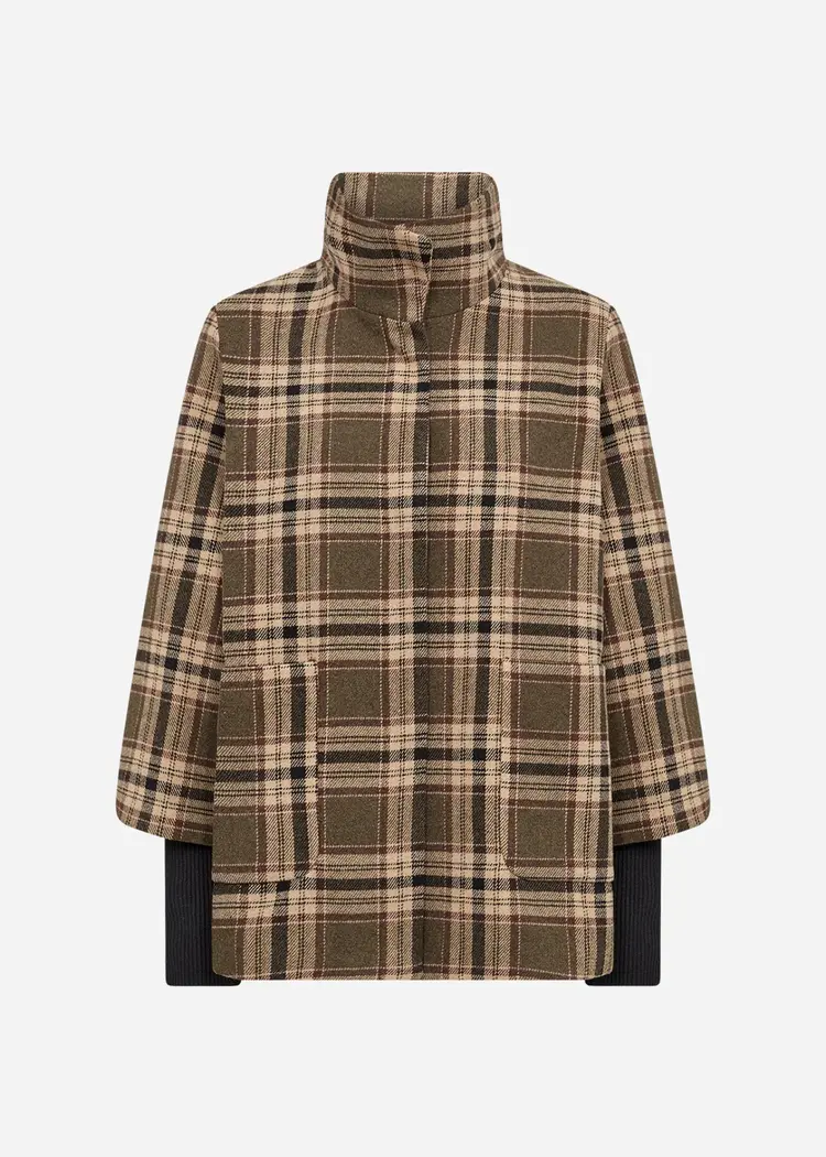 Soya Concept Soya Concept - GERLINDE 2 Plaid Coat