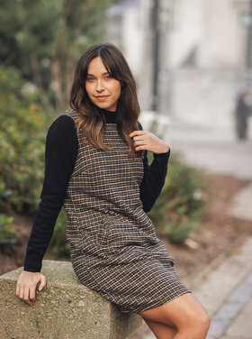 Papillon Papillon - Plaid Dress