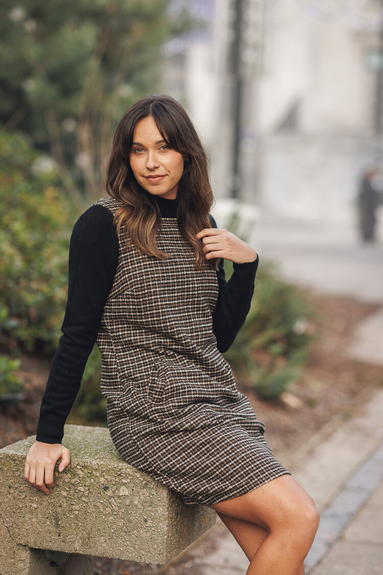 Papillon Papillon - Plaid Dress