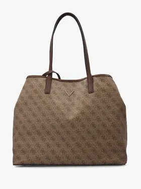 Guess Guess? - VICTTORIA 2 in 1  Tote in Latte Logo/Black