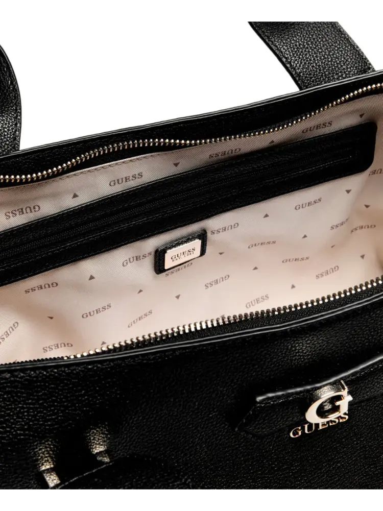 Guess Guess? - SUZY Mini w/3 Comp Satchel in Black