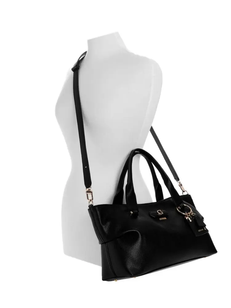 Guess Guess? - SUZY Mini w/3 Comp Satchel in Black