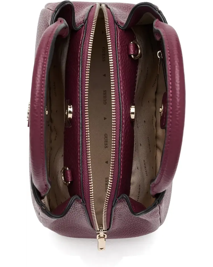 Guess Guess? - LORELLA Small Girlfriend Tote in Mercury Red/Merlot