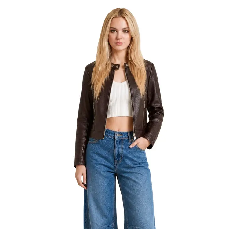 Guess Guess? - Marlene Caribou PU Moto Jacket