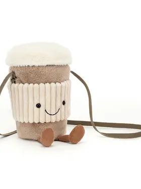 Jellycat Jellycat - Amuseables Perkle Coffee Shoulder Bag