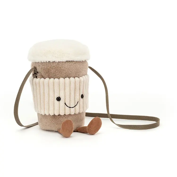 Jellycat Jellycat - Amuseables Perkle Coffee Shoulder Bag