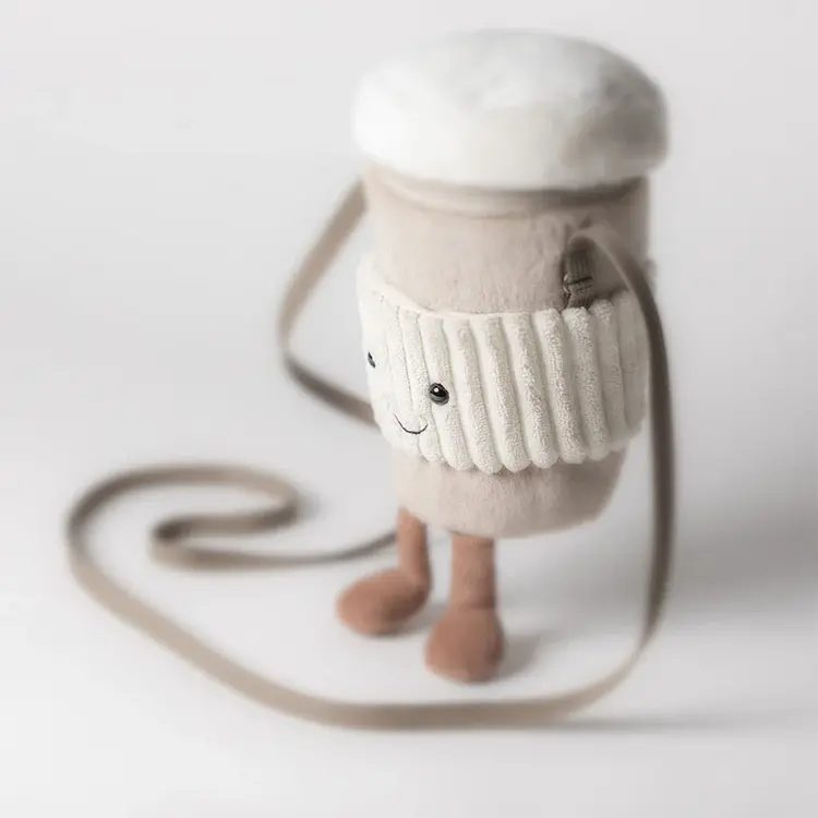 Jellycat Jellycat - Amuseables Perkle Coffee Shoulder Bag