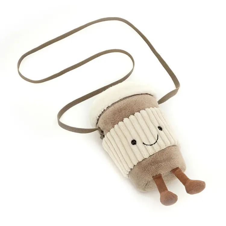 Jellycat Jellycat - Amuseables Perkle Coffee Shoulder Bag