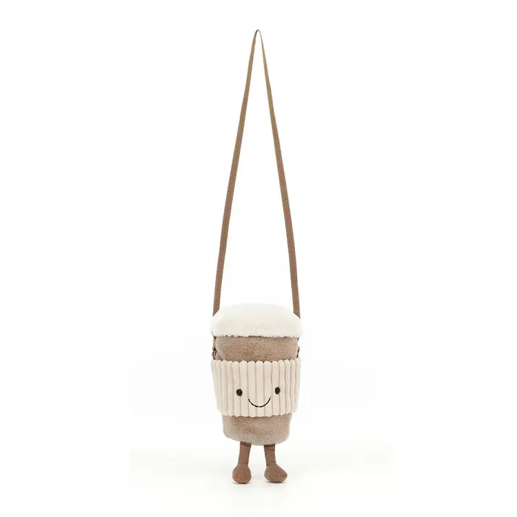 Jellycat Jellycat - Amuseables Perkle Coffee Shoulder Bag