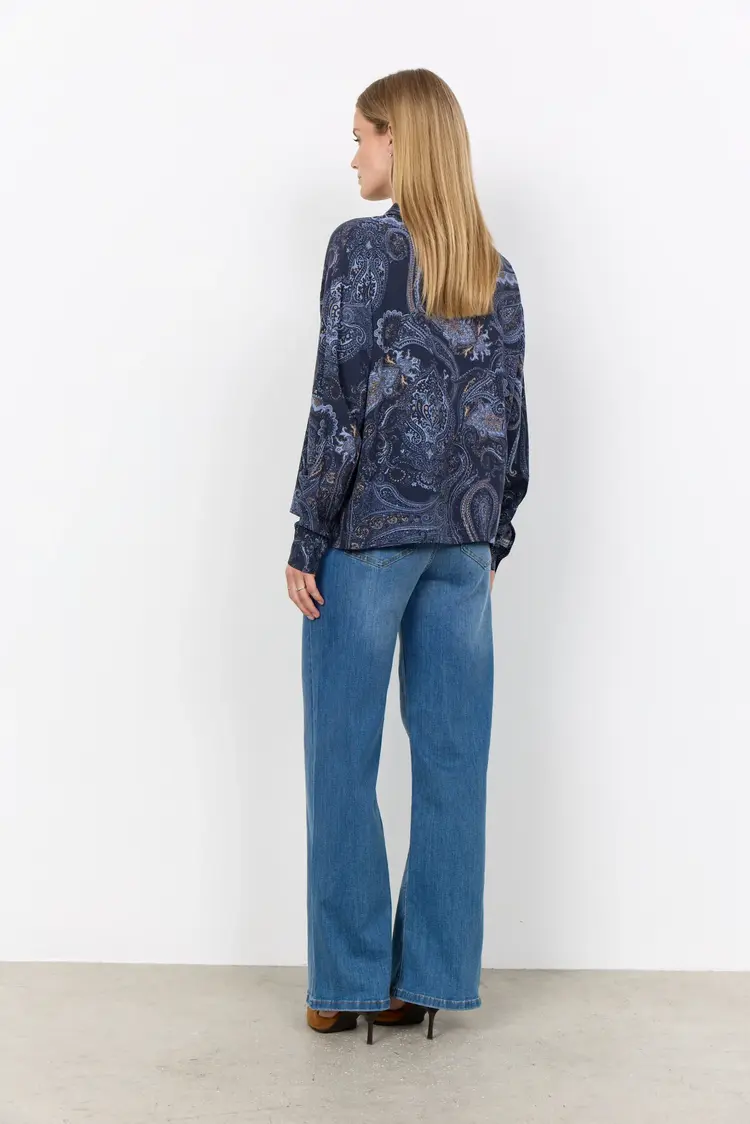 Soya Concept Soya Concept - Halna 1 LS Printed Blouse