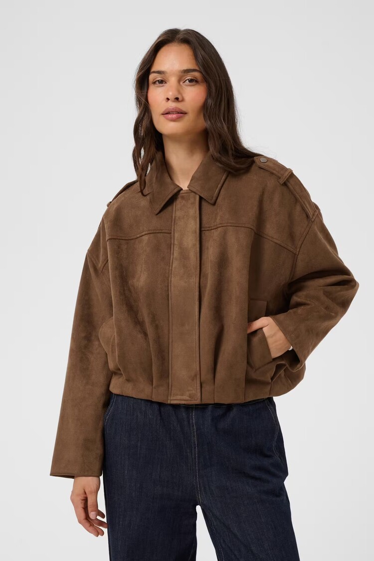 Kaffe Kaffe - GALILEA Suedette Bomber Jacket
