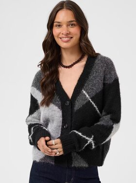 Kaffe Kaffe - GRITH Knit Argyle Cardigan
