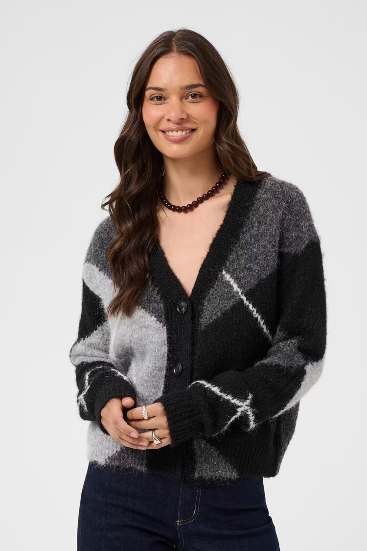 Kaffe Kaffe - GRITH Knit Argyle Cardigan