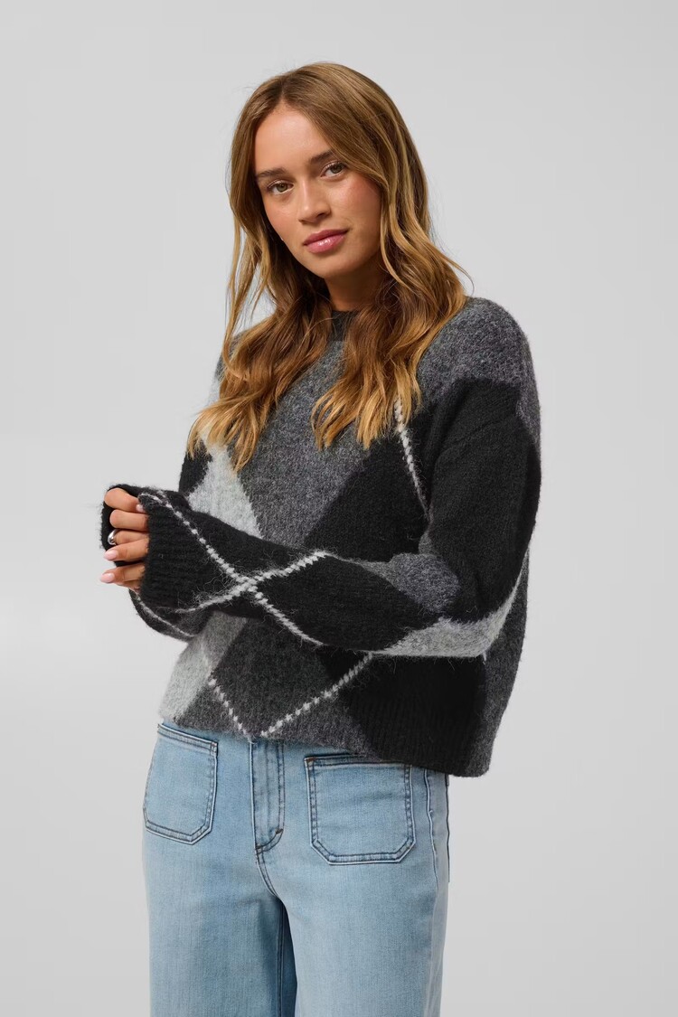 Kaffe Kaffe - GRITH Argyle Pullover