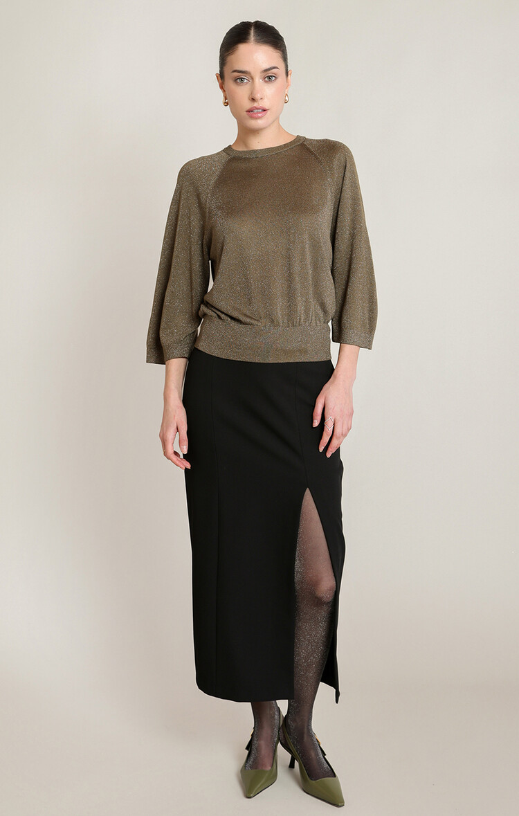 Black Tape Black Tape – Glitter Knit Top