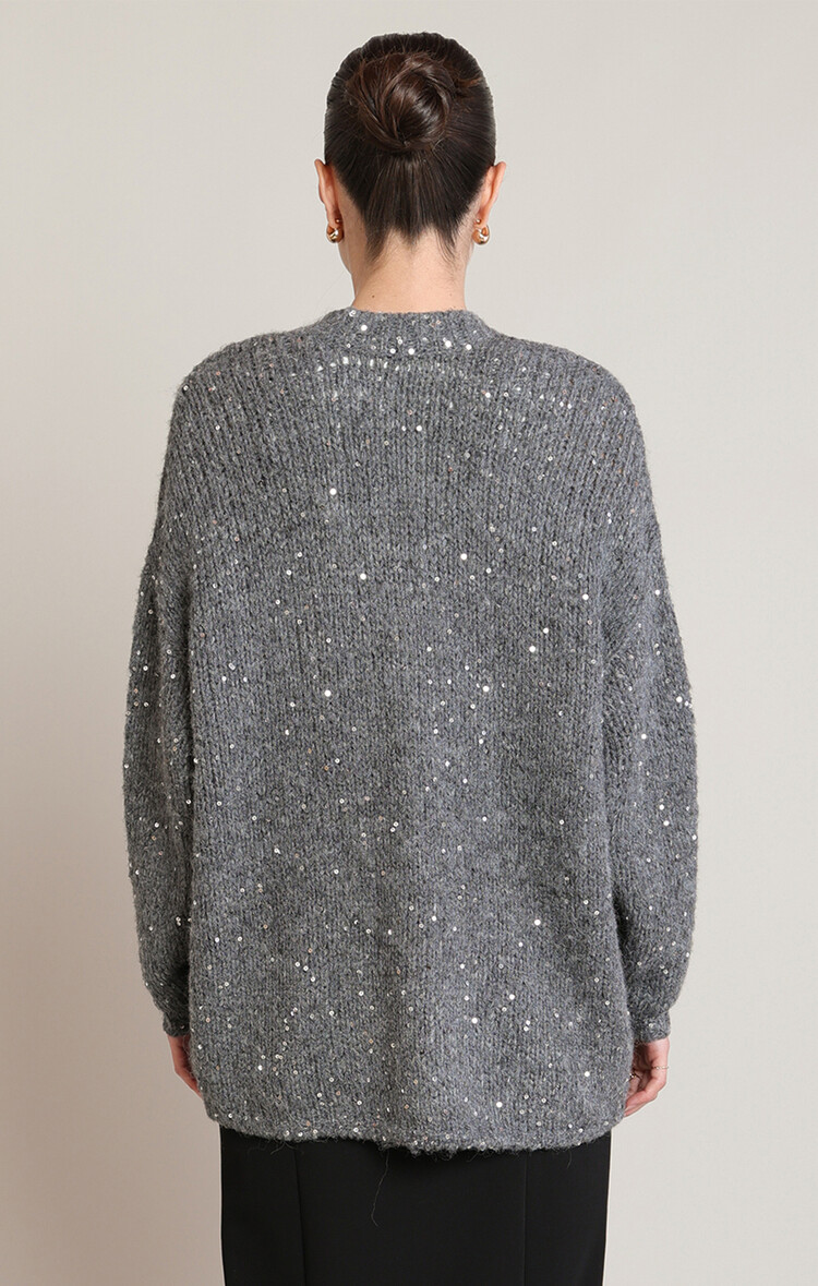 Black Tape Black Tape – Sequin Knit Cardigan