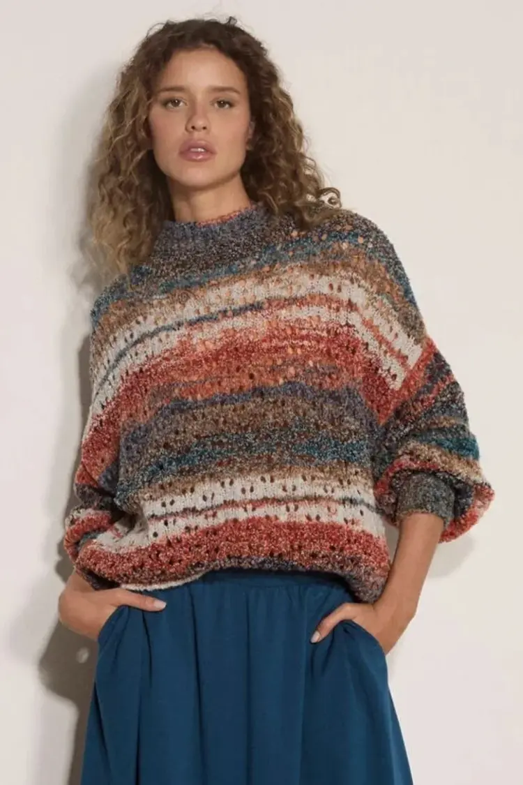 Apricot Apricot – Mix Yarn Jumper