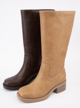 Soda SODA - Knee High Square Toe Boot
