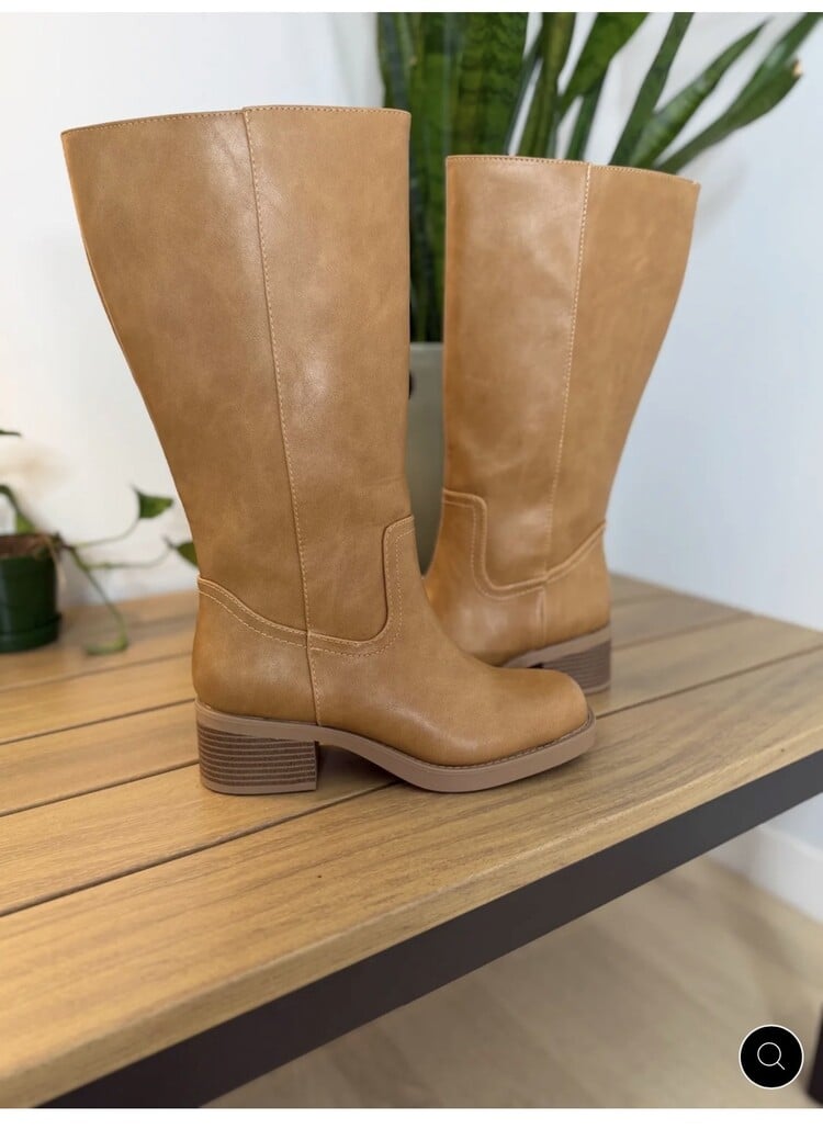 Soda SODA - Knee High Square Toe Boot