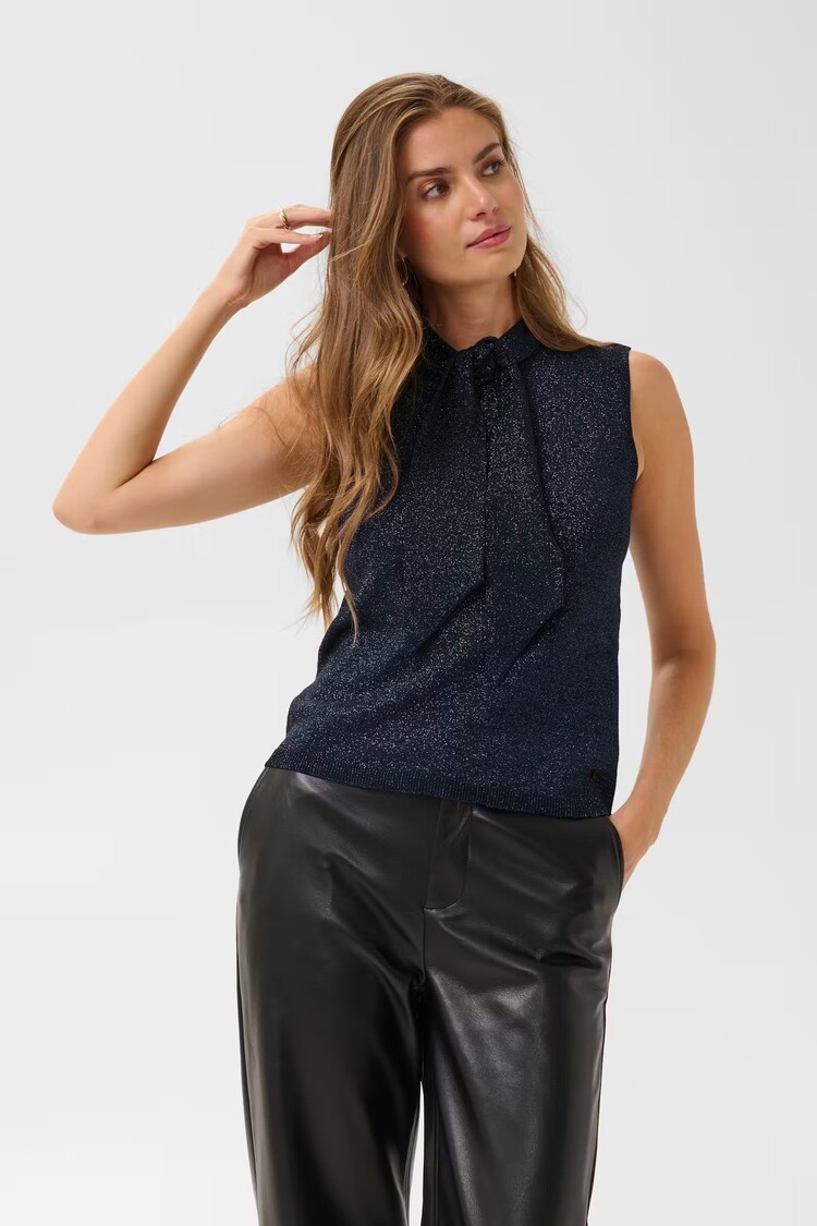 Cream Cream - ZARIA SS w/Shimmer Top