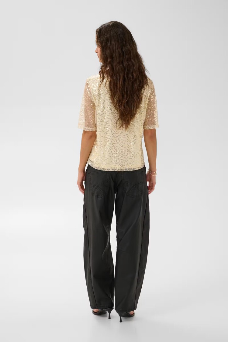 Cream Cream - SHIMA SS w/Sequin Detail Top