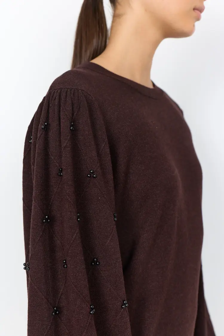 Soya Concept Soya Concept - Dollie 802 Embellished Pullover Sweater