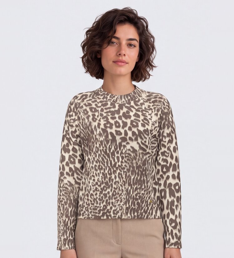Guess Guess? - LS CN Helen Printed Sweater