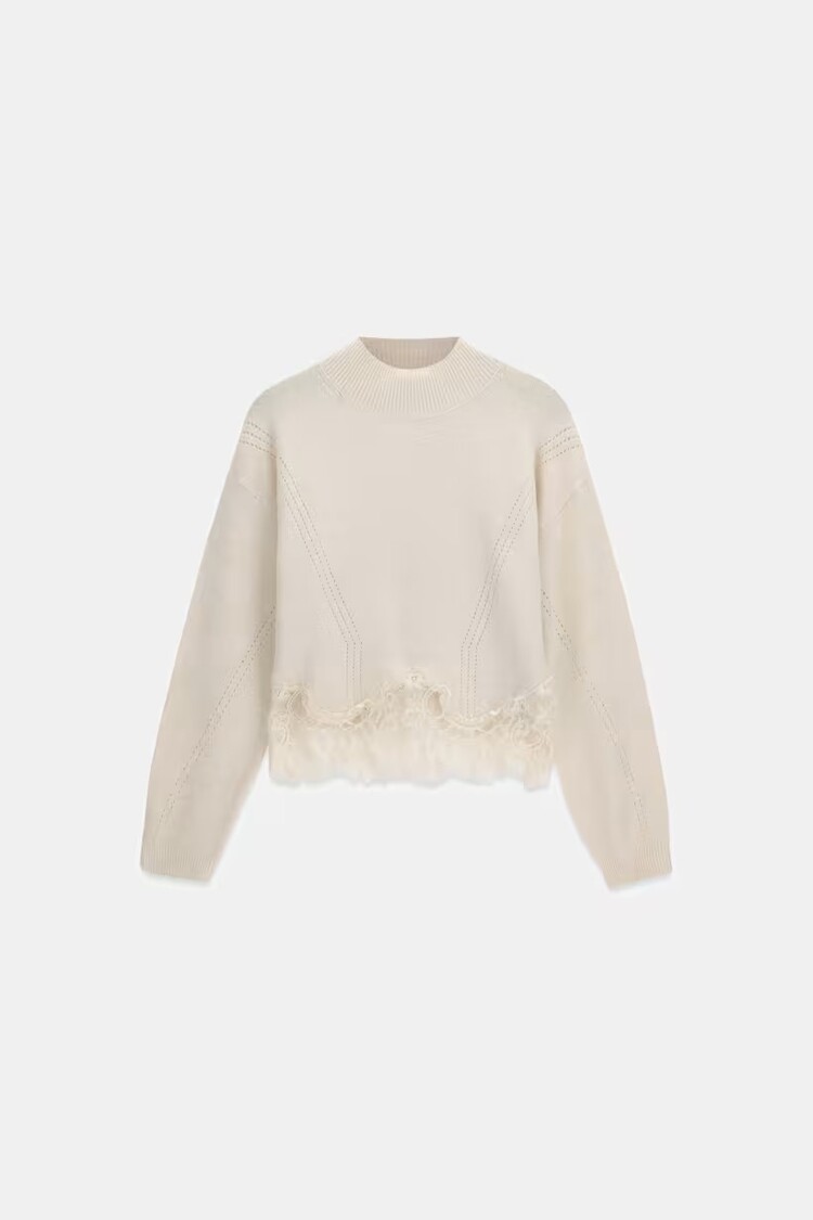 Guess Guess? -  LS Hayden Lace Sweater