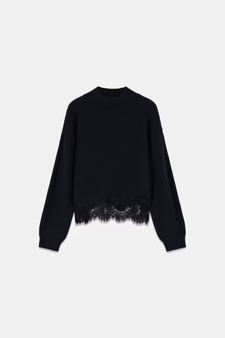 Guess Guess? -  LS Hayden Lace Sweater