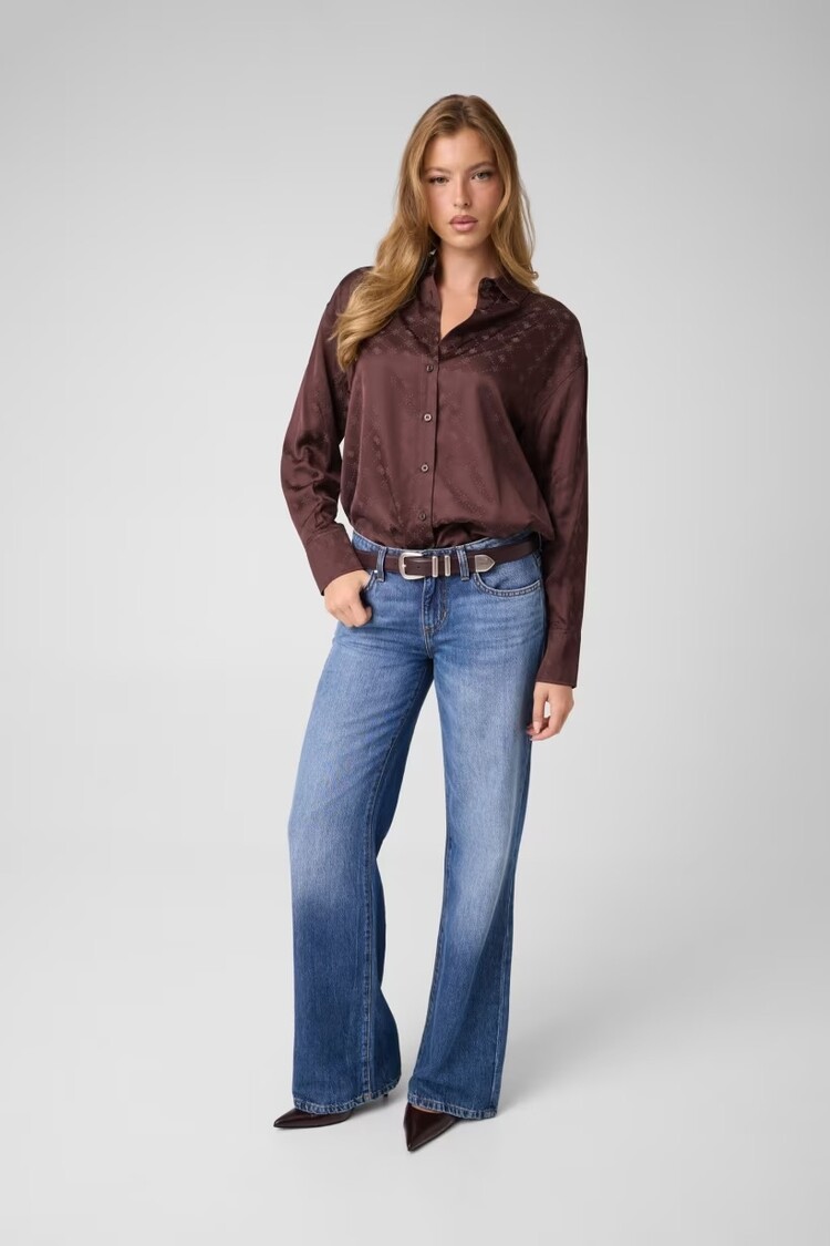 Guess Guess? - LS Carolyn Logo Shirt