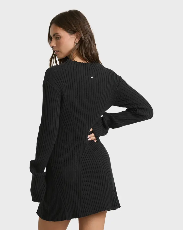 Billabong Billabong - Ivy Mock Neck Sweater Mini Dress