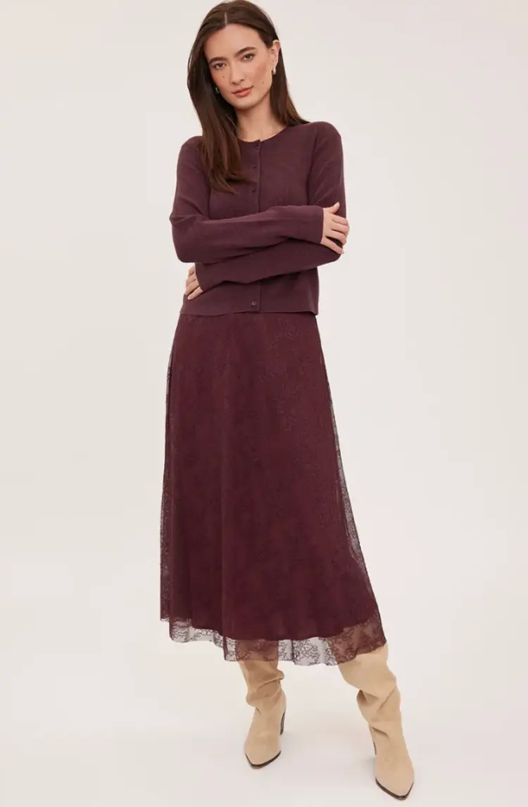 Gentle Fawn Gentle Fawn - LETTIE Maxi Lace Skirt