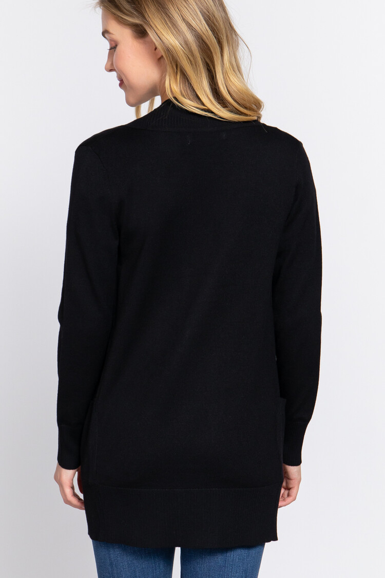 Active USA Active Basic - Long Line Cardigan