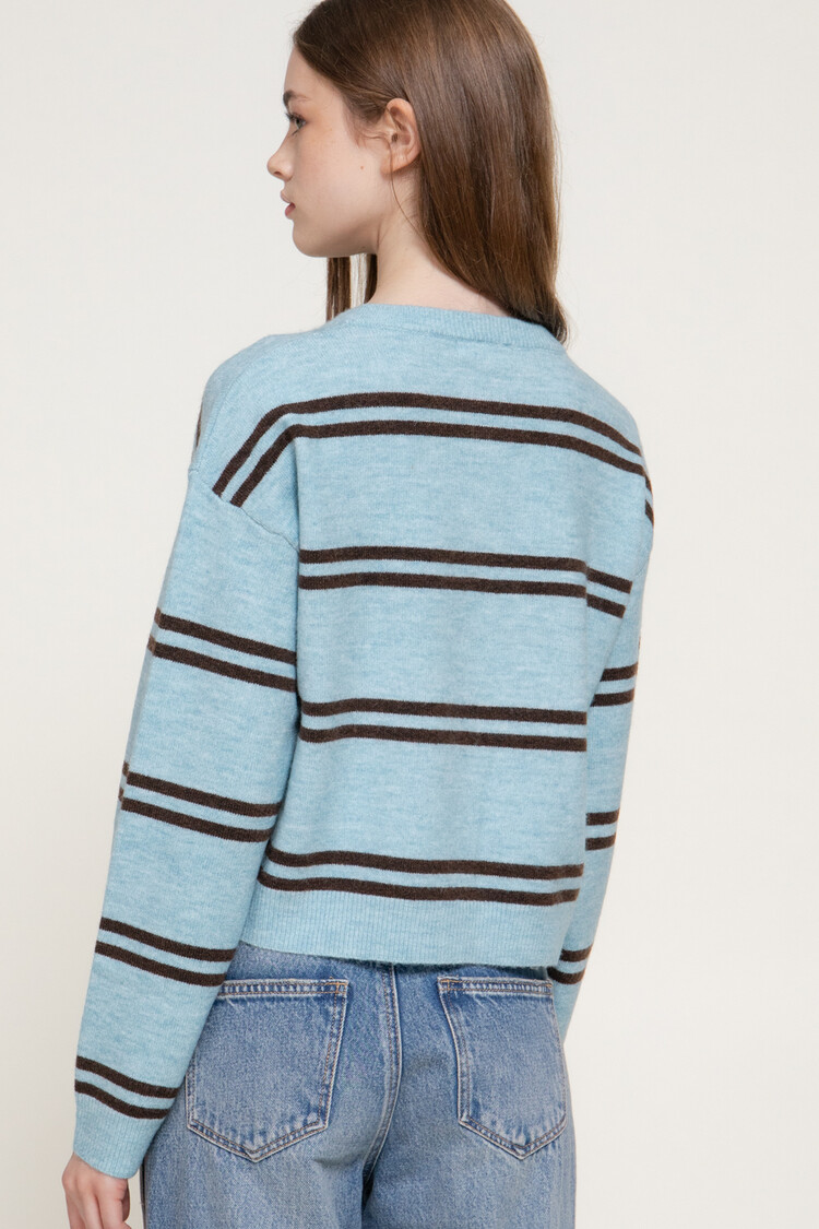Active USA Active Basic - Stripe Cardigan