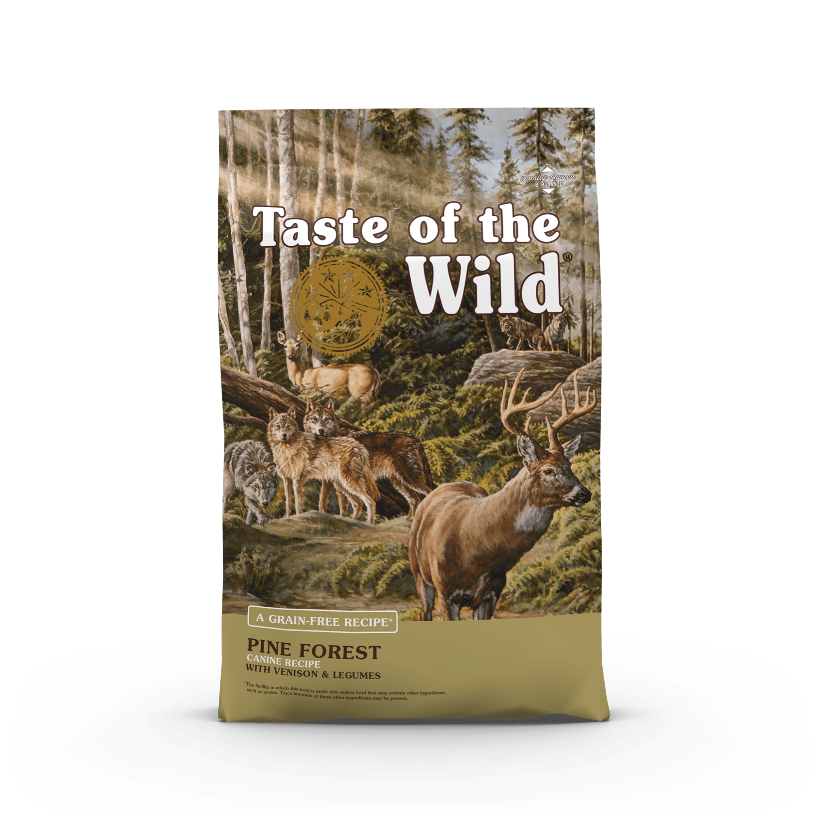 Taste of the Wild Taste of the Wild Dry Dog Food Pine Forest Venison Recipe with Venison & Legumes Grain Free