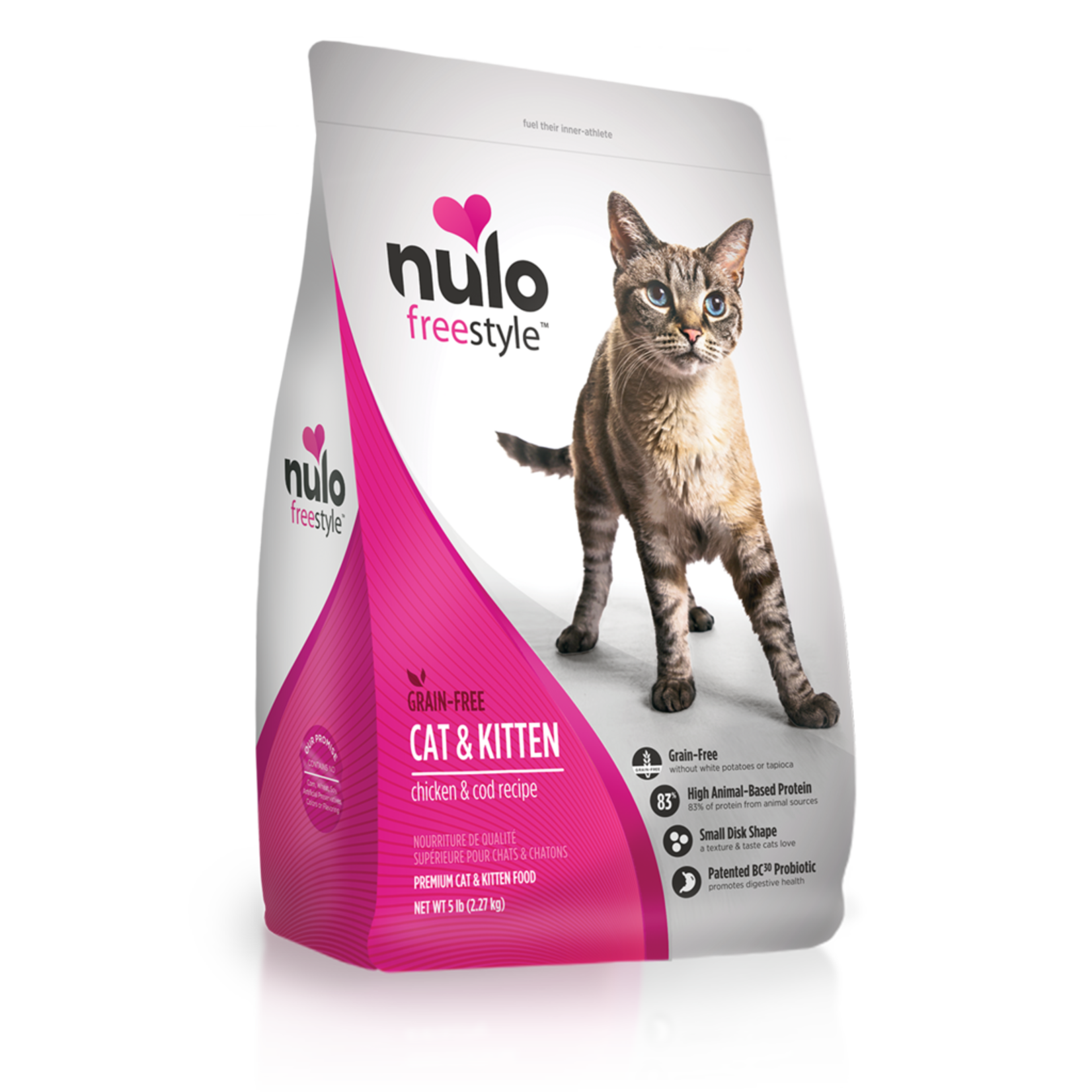 Nulo Nulo Dry Cat Food Freestyle Cat & Kitten Chicken & Cod Recipe Grain Free