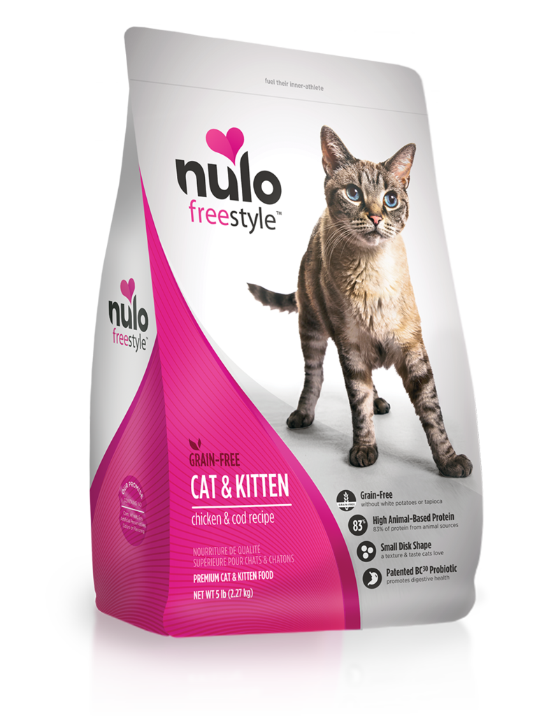 Nulo Freestyle Dry Cat Food Cat Kitten Chicken Cod Grain Free