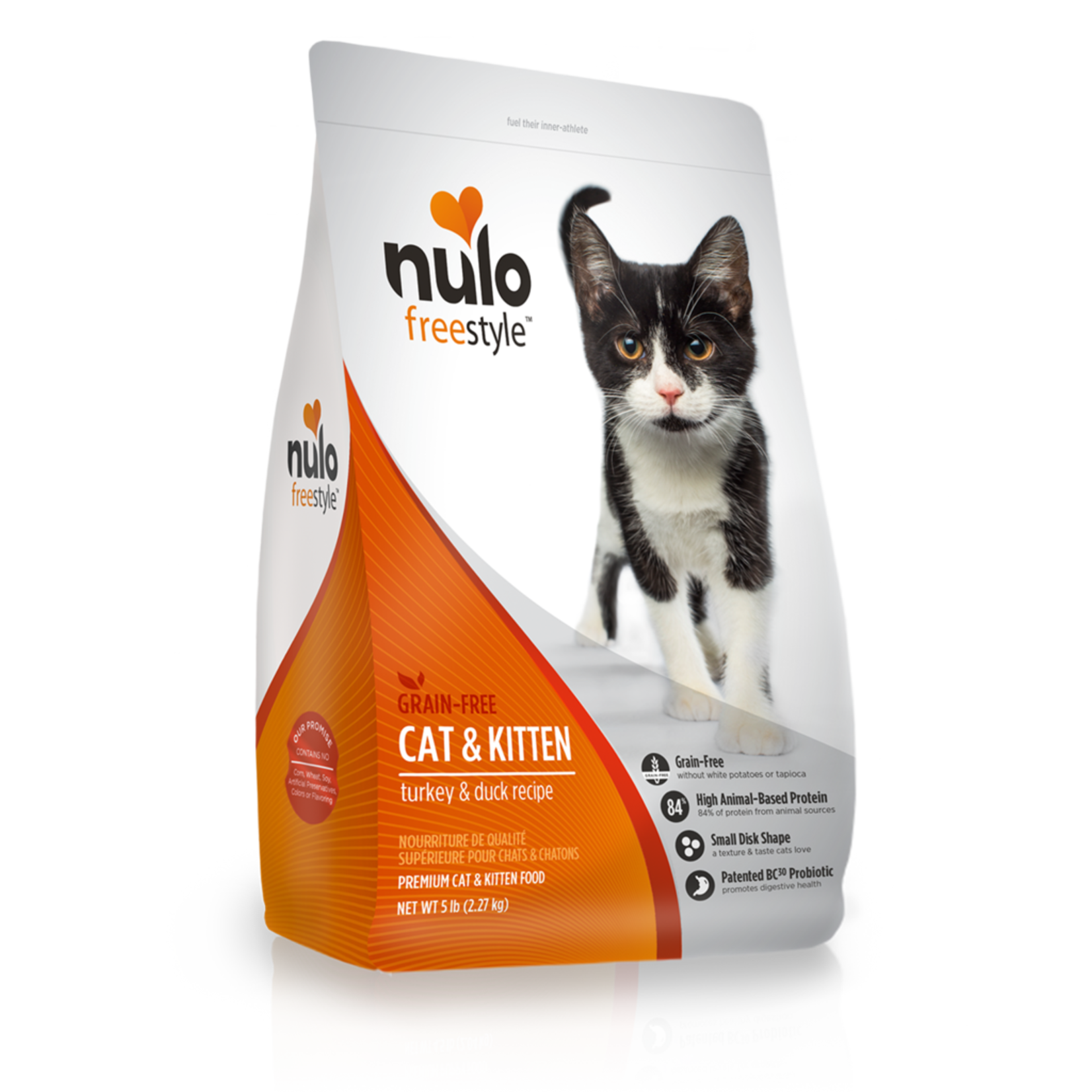 Nulo Nulo Dry Cat Food Freestyle High-Meat Kibble Cat & Kitten Turkey & Duck Recipe Grain Free