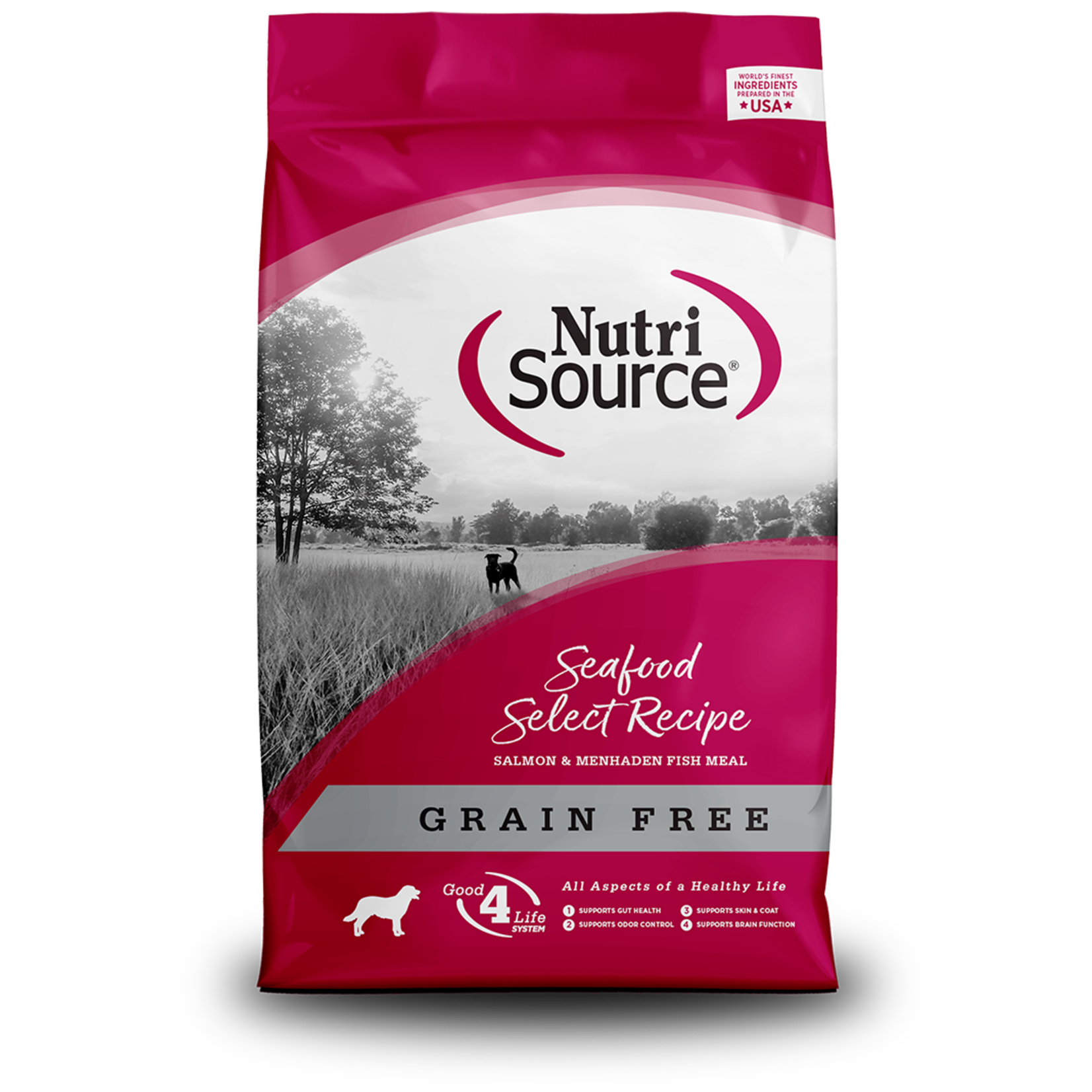 NutriSource NutriSource Dry Dog Food Seafood Select Recipe Salmon & Menhaden Fish Meal Grain Free