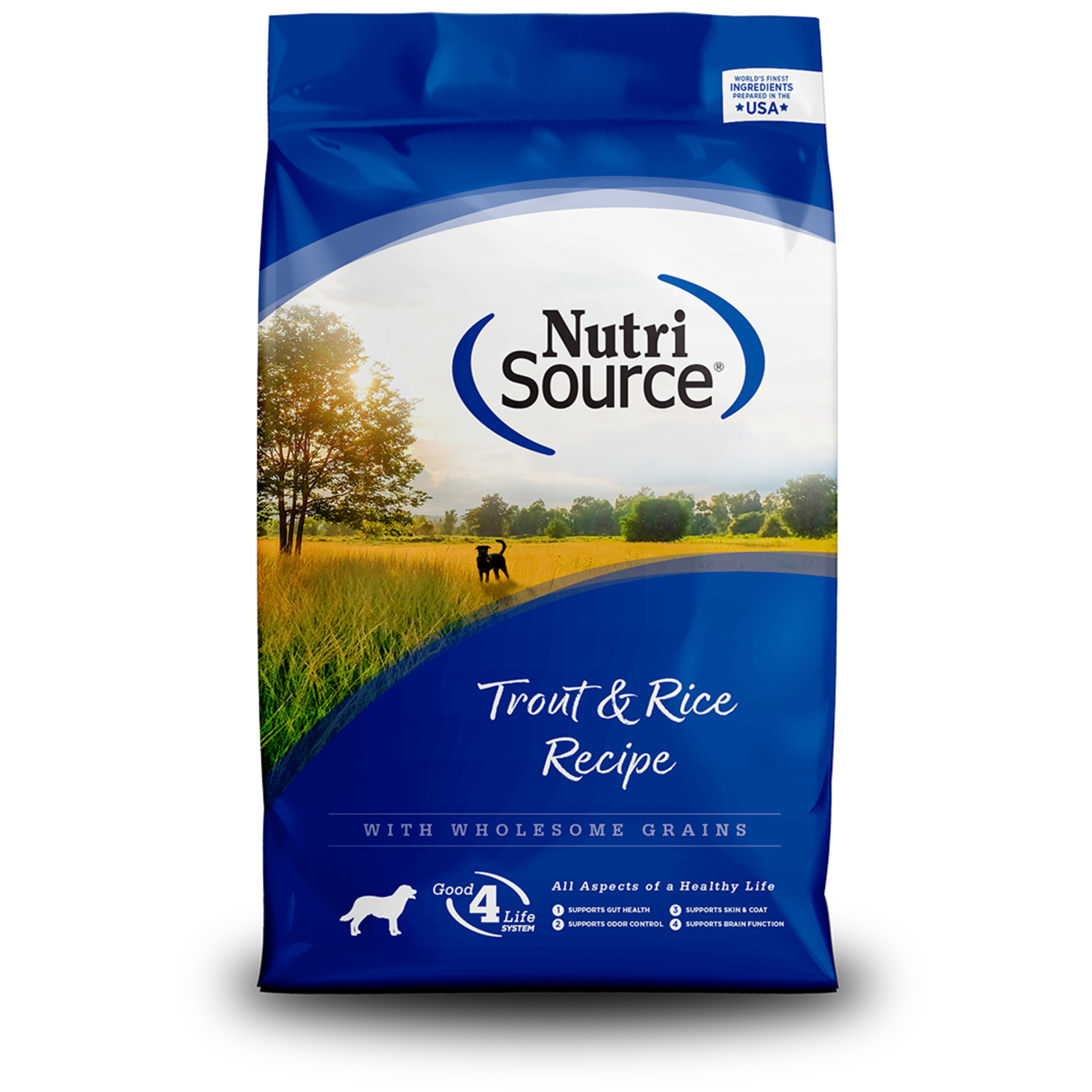 NutriSource NutriSource Dry Dog Food Trout & Rice Formula Grain Inclusive