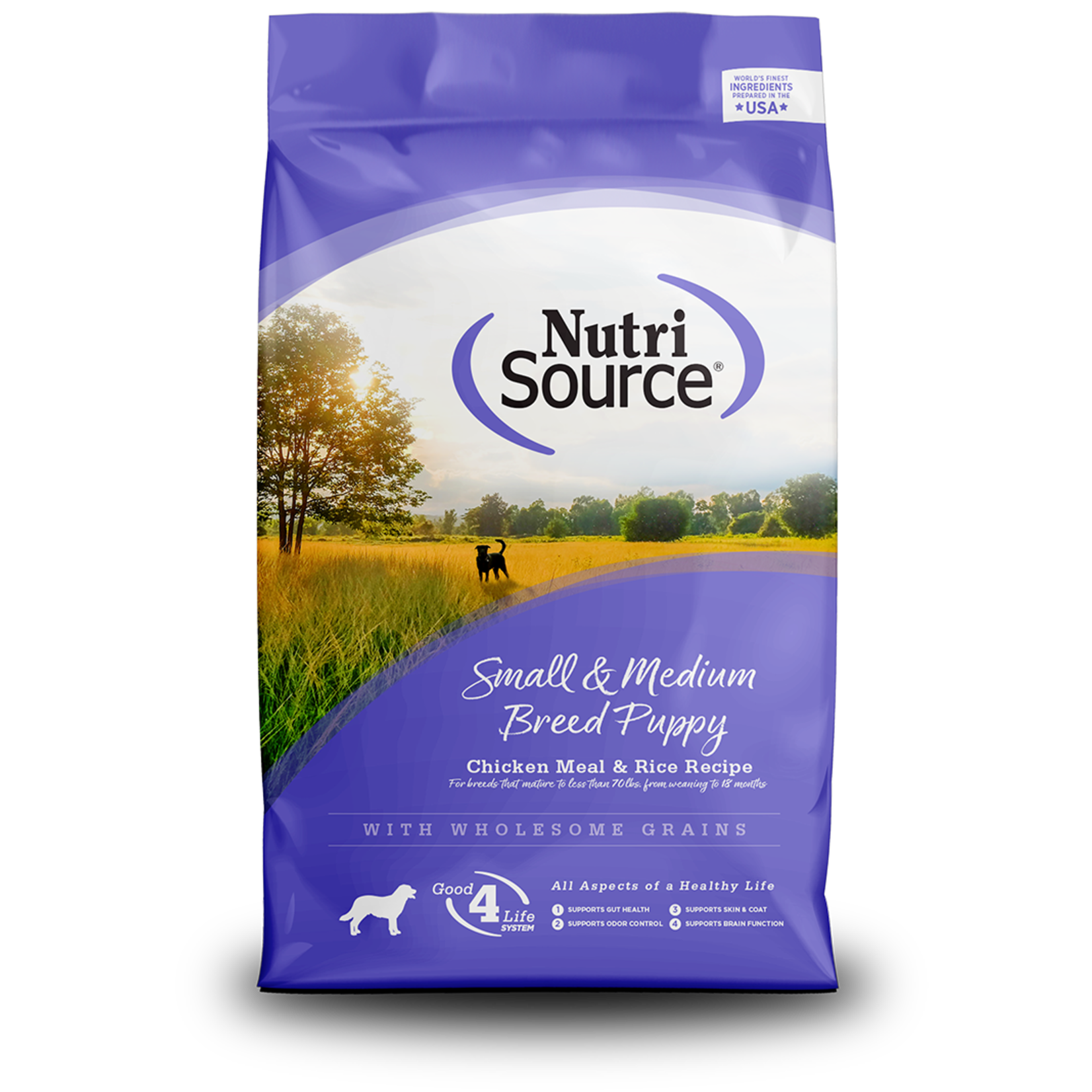 NutriSource NutriSource Dry Dog Food Small & Medium Breed Puppy Chicken Meal & Rice Recipe Grain Inclusive