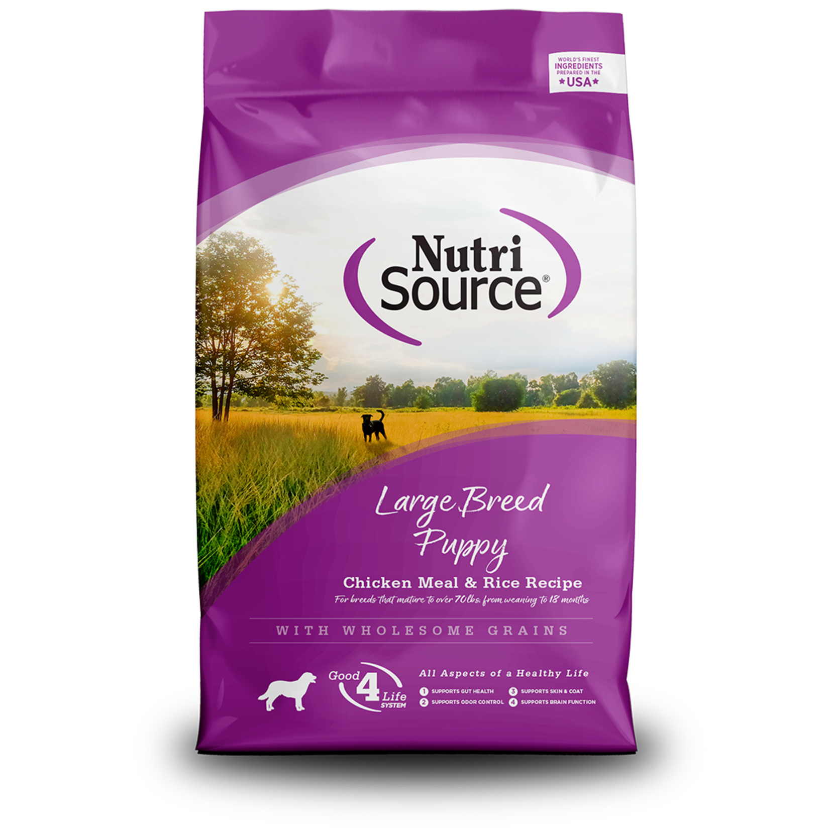 NutriSource NutriSource Dry Dog Food Large Breed Puppy Chicken & Rice Recipe Grain Inclusive