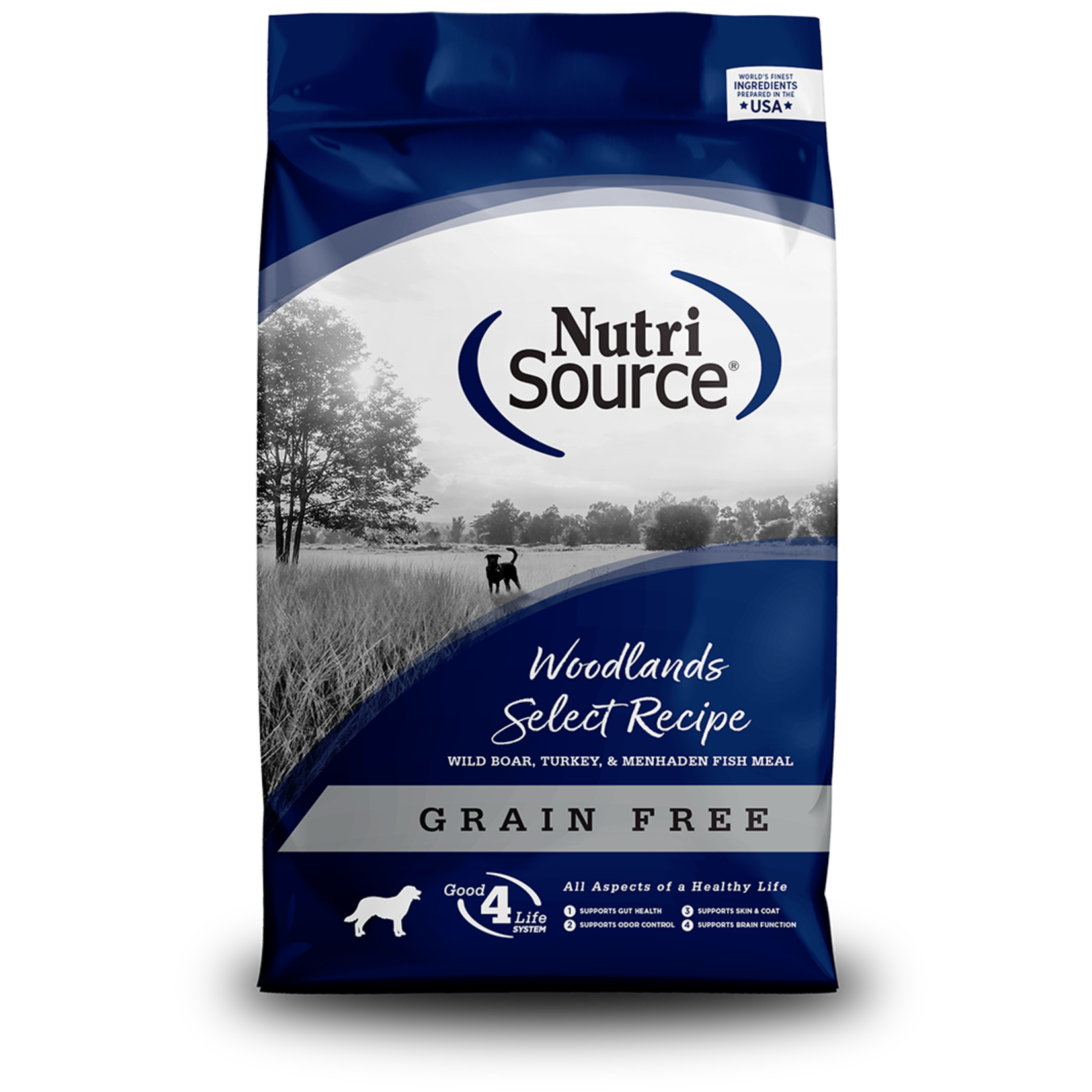 NutriSource NutriSource Dry Dog Food Woodlands Select Recipe Wild Boar, Turkey, & Menhaden Fish Meal Grain Free