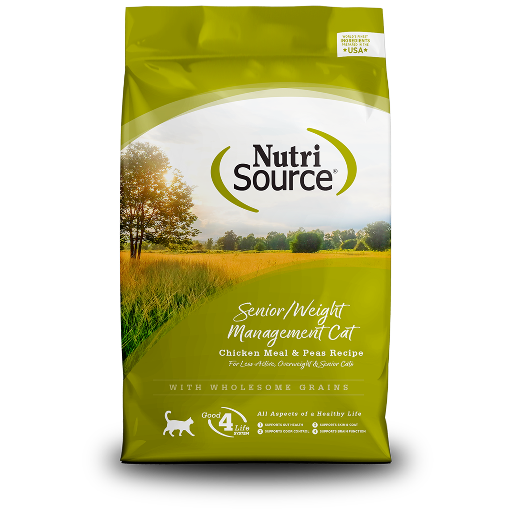 NutriSource NutriSource Dry Cat Food Senior & Weight Management Recipe Chicken Meal & Peas