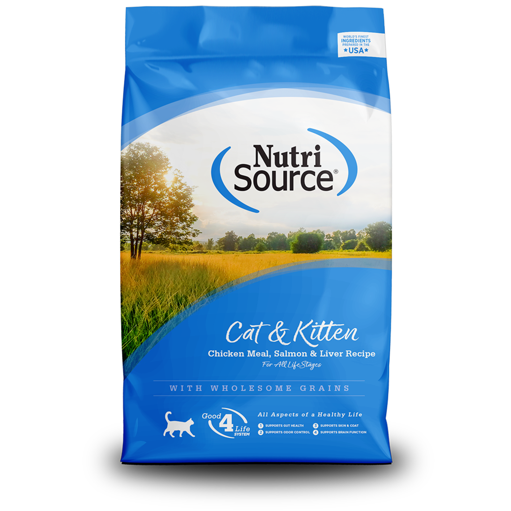 NutriSource NutriSource Dry Cat Food Cat & Kitten Chicken Meal, Salmon, & Liver Recipe